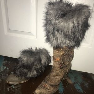 Faux Fur Boot Topper